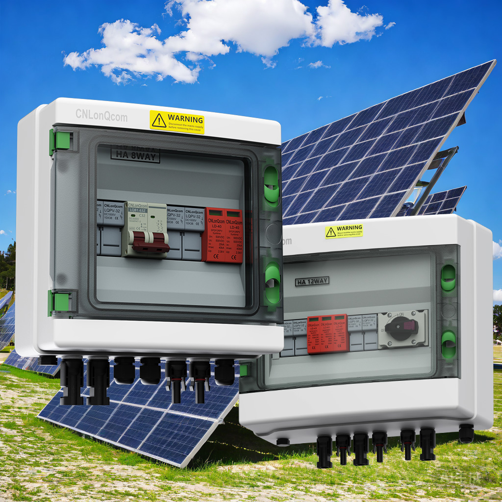 L'énergie solaire illumine la durée de vie verte, les boîtes de combinaison photovoltaïque aident une production d'énergie efficace