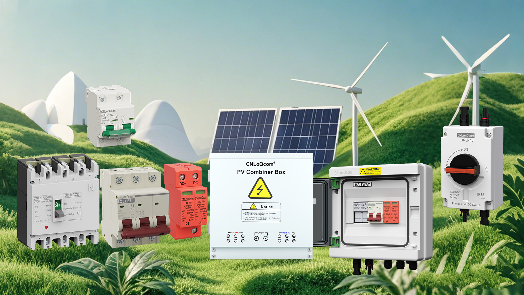 Solutions électriques PV efficaces et fiables - Cnlonqcom permet à votre avenir d'énergie verte