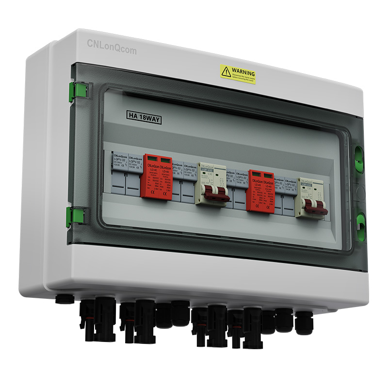 PV Combiner Box 4 en 2 OUT DC500V